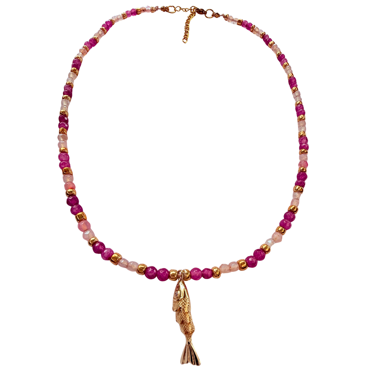 Collar Piedras Naturales Cuarzo I Agatha 5mm