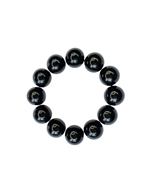 Pulsera Perlas Color Negro