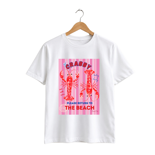Polera de Algodón con Estampado de Cangrejos | Vana Chic