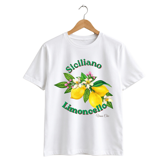 Polera algodón estampado Limoncello Siciliano